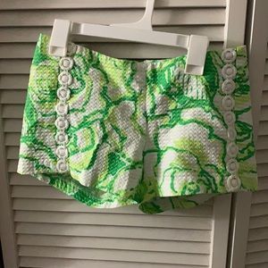 Vintage style lily Pulitzer shorts 70s style